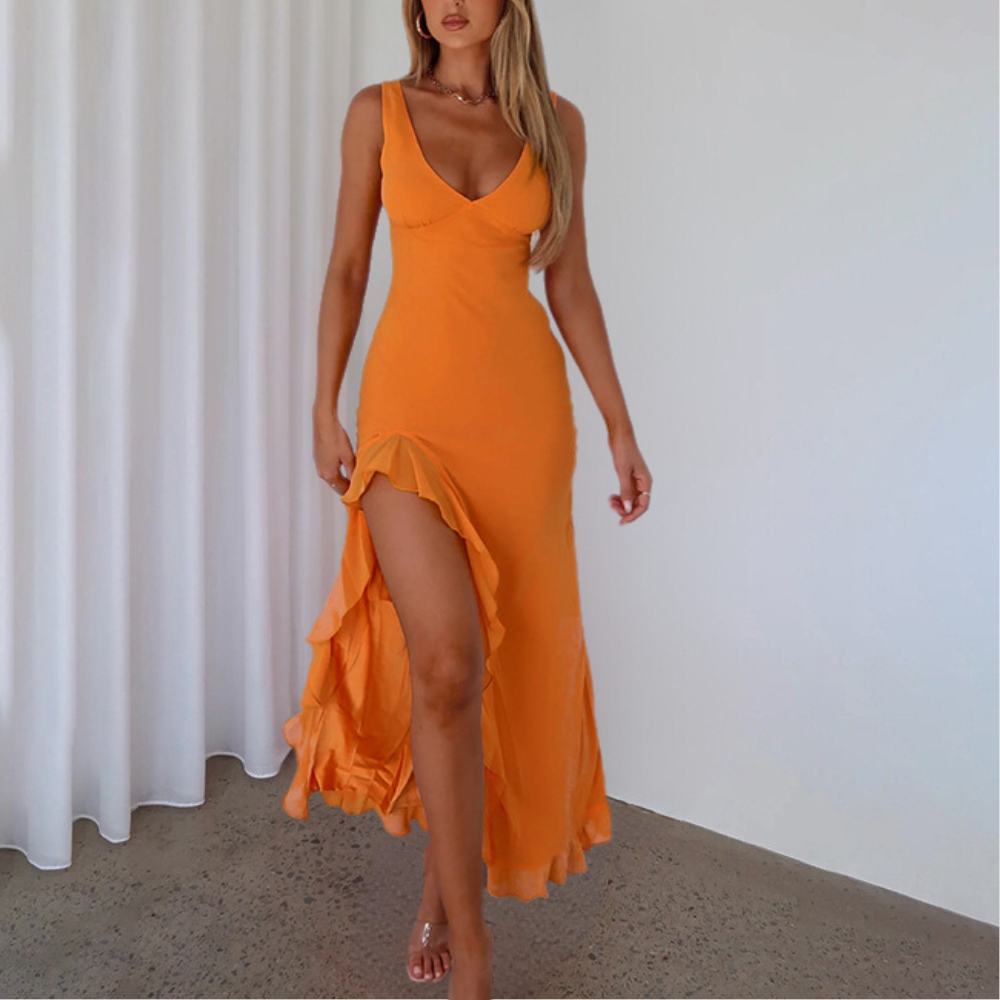 Elegant Women’s Dress | With Slit | Summer