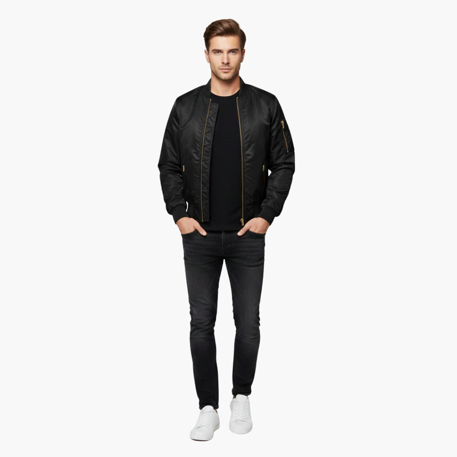 Men's Aviator Bomber | Quilted Lining | Winter