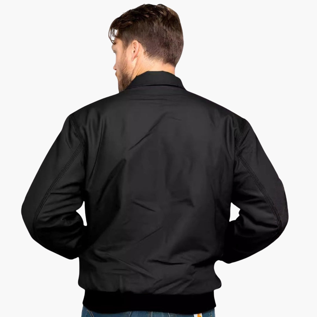 Men's Aviator Jacket | Elastic Cuffs | Casual | Autumn