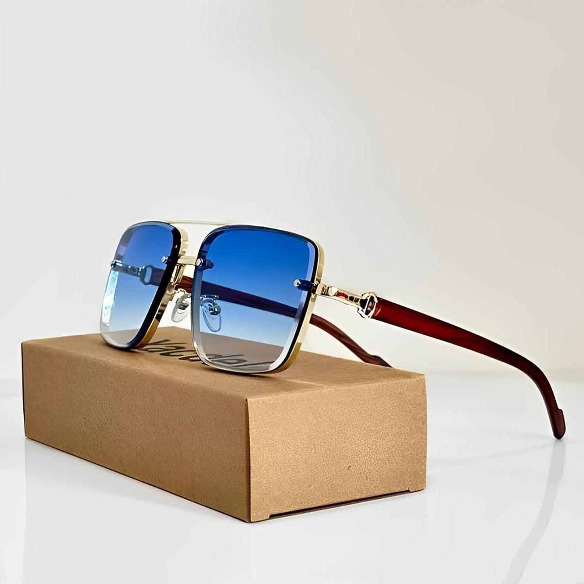 Men's Aviator Sunglasses UV400 Protection Gradient Lens | Summer