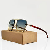 Men's Aviator Sunglasses UV400 Protection Gradient Lens | Summer - Green