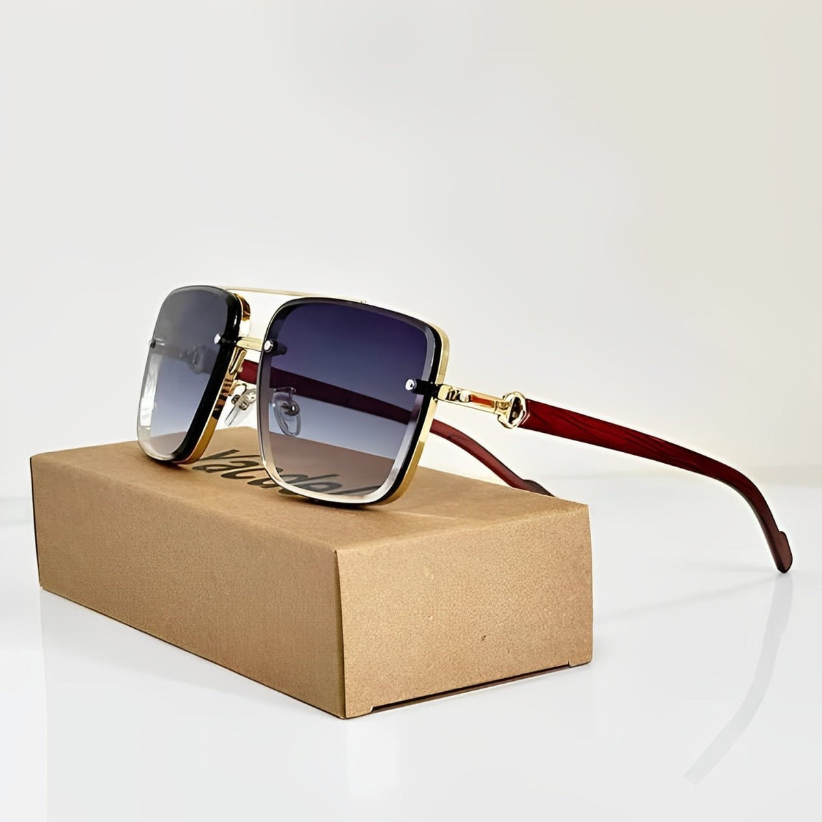Men's Aviator Sunglasses UV400 Protection Gradient Lens | Summer - Grey