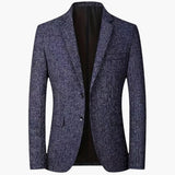 Men's Blazer | Double-Breasted | Winter - Navy Blue