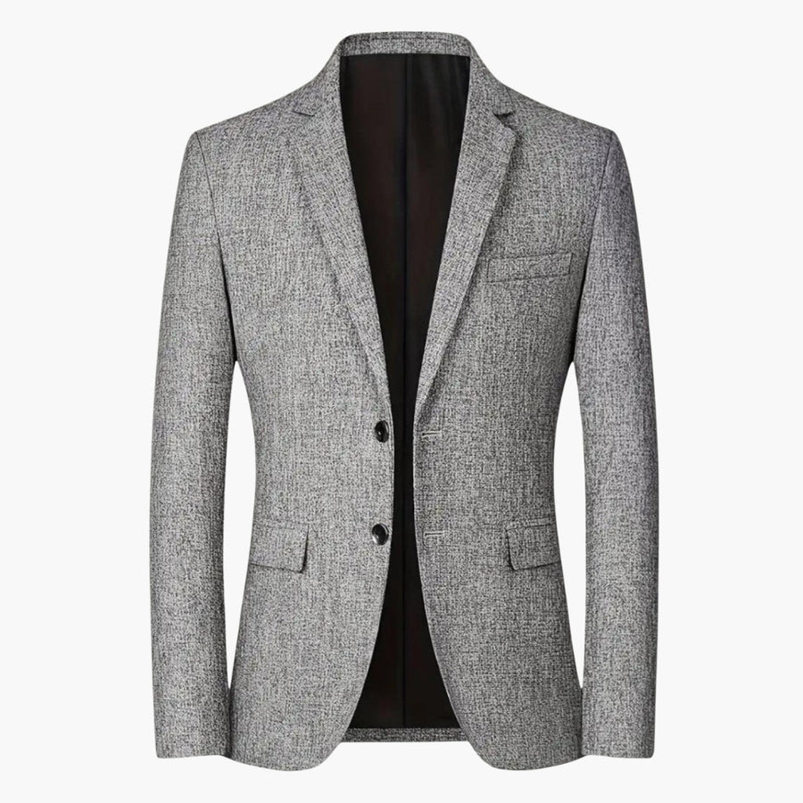Men's Blazer | Notch Collar Tailored | Winter - Gray