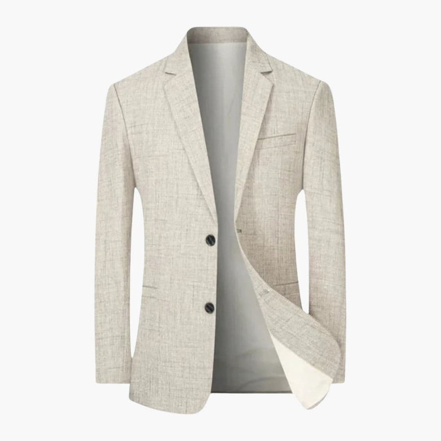 Men's Blazer | Two-Button Closure | Winter - Light Brown