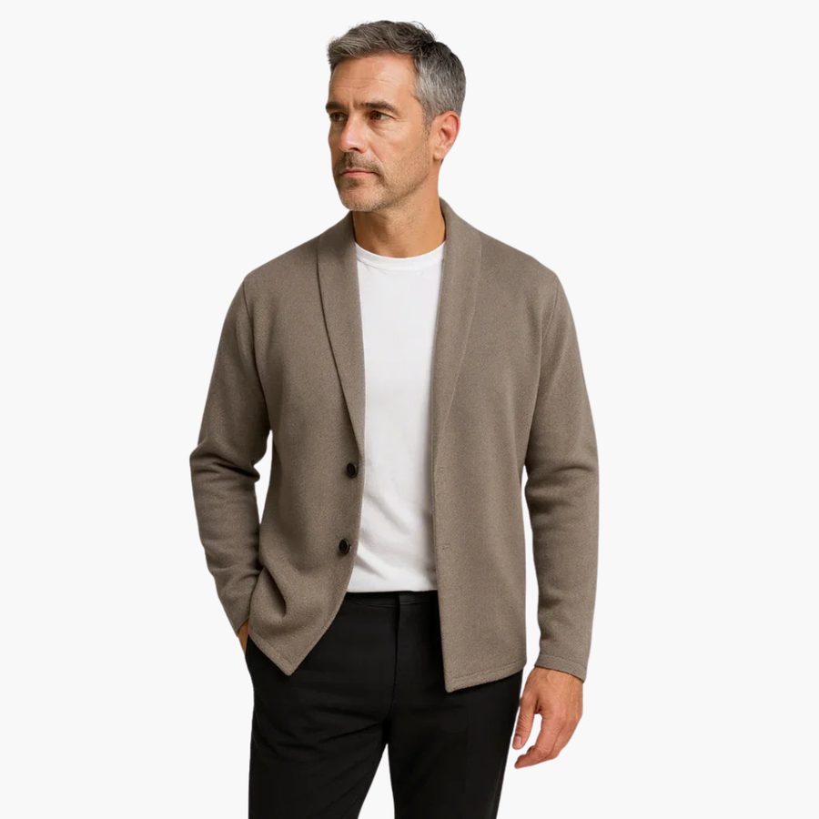 Men's Blazer | Two-Button Front | Tailored | Winter - Beige