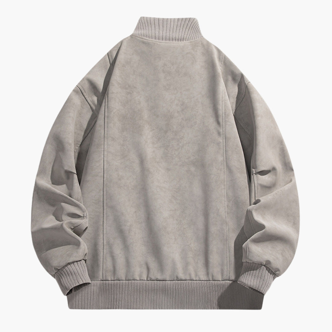 Men's Blouson | Stand Collar | Snap Pockets | Autumn