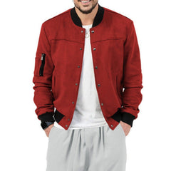 Men's Bomber Jacket | Elastic Cuffs | Lightweight | Autumn