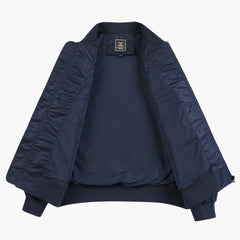 Men's Bomber Jacket | Flap Pockets | Elastic Cuffs | Autumn