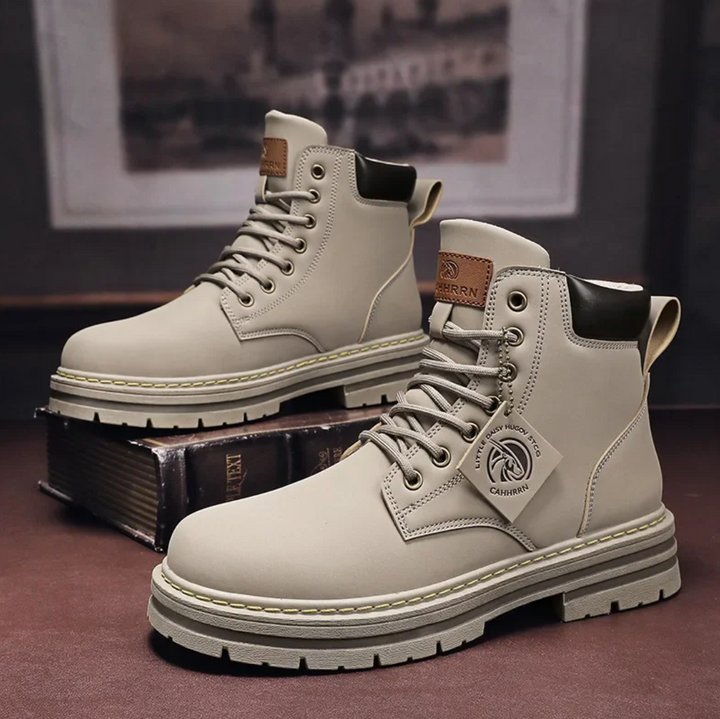 Men's Boots | Lace-Up | Casual | Spring - Gray