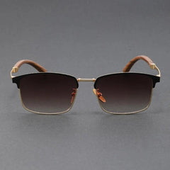 Men's Browline Sunglasses Half-Frame Polarized UV400 - Classic