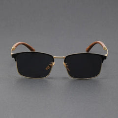 Men's Browline Sunglasses Half-Frame Polarized UV400 - Classic