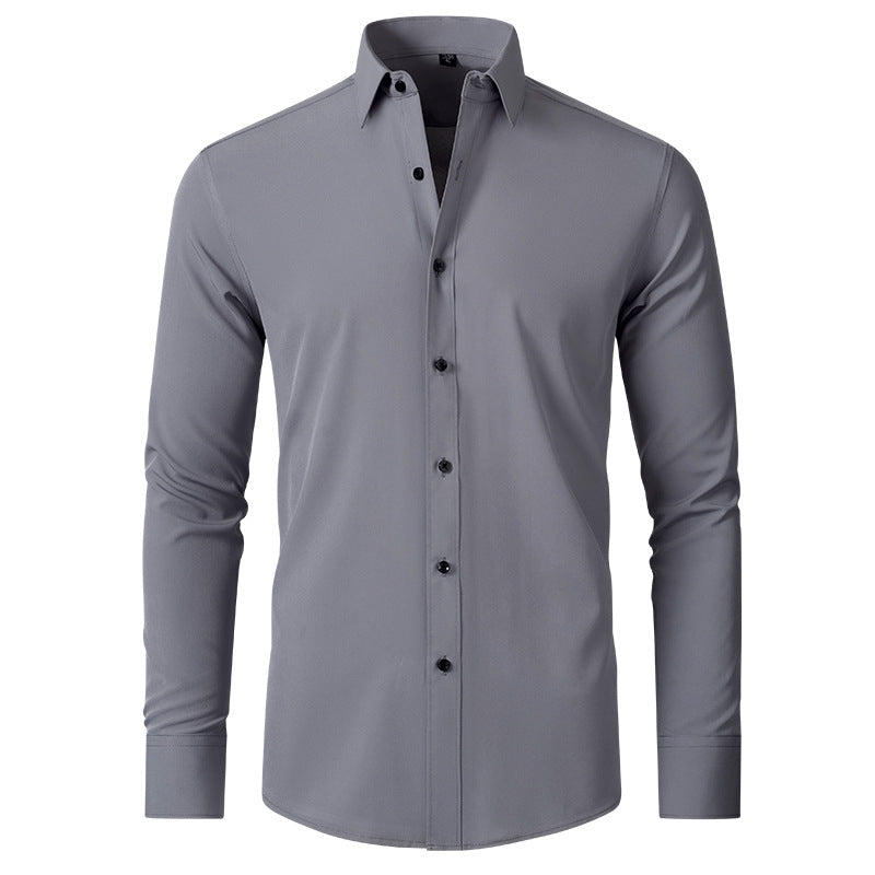 Men's Business Shirt | Slim Fit | Spring - Gray