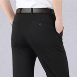 Men's Business Trousers | Slim Fit | Elegant | Autumn - Black