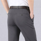 Men's Business Trousers | Slim Fit | Elegant | Autumn - Gray