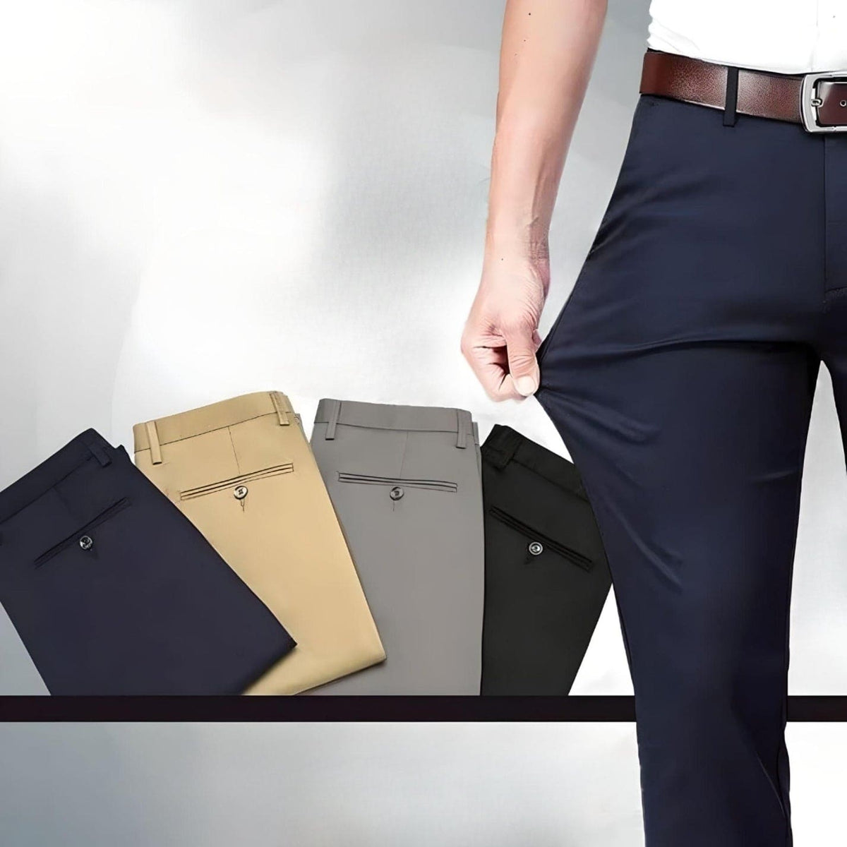 Men's Business Trousers | Slim Fit | Elegant | Autumn