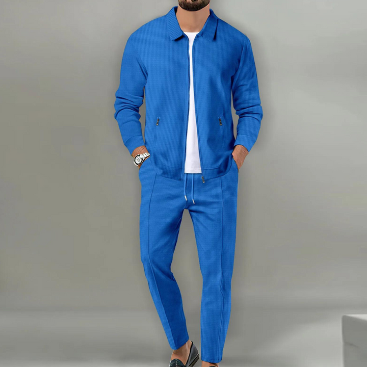 Men's Cardigan Set | Classic | Tailored | Spring - Blue