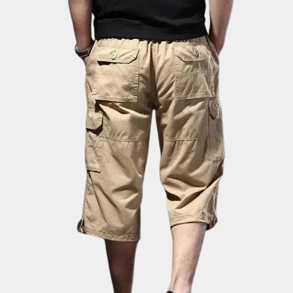 Men's Cargo 3/4 Shorts | Utility Pockets | Outdoor | Summer