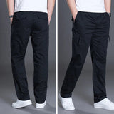 Men's Cargo Pants | Multiple Pockets | Practical | Autumn - Black