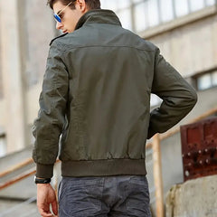Men's Casual Jacket | Versatile Style | Autumn - Olive Green