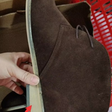 Men's Chukka Boots | Suede & Leather | Autumn - Suede Brown