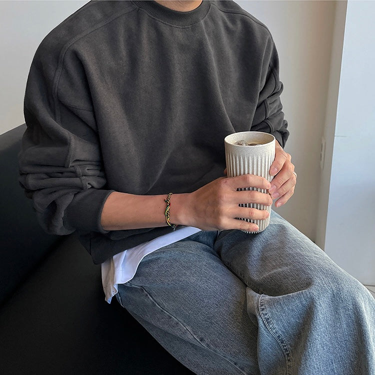 Men's Classic Crew Neck Sweater | Minimalist | Winter