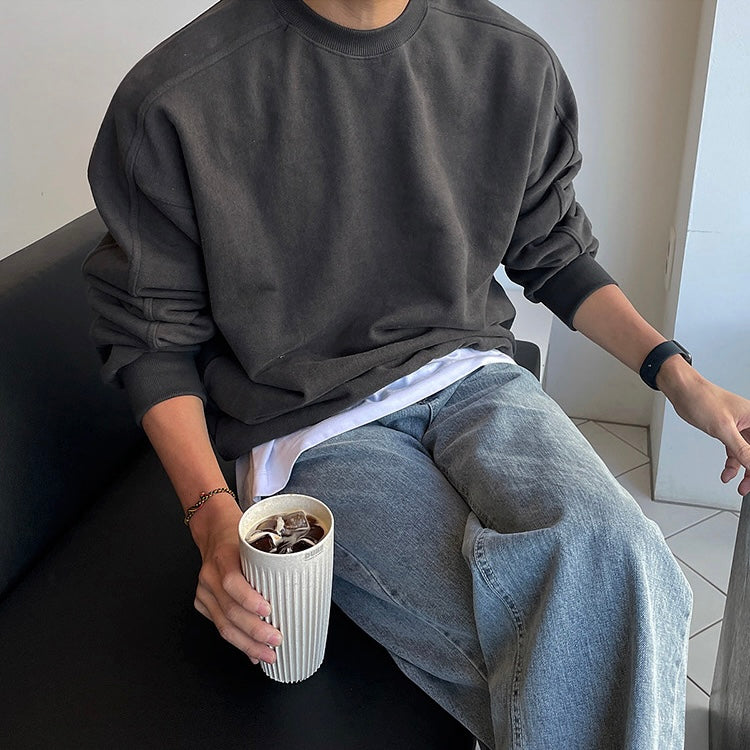 Men's Classic Crew Neck Sweater | Minimalist | Winter