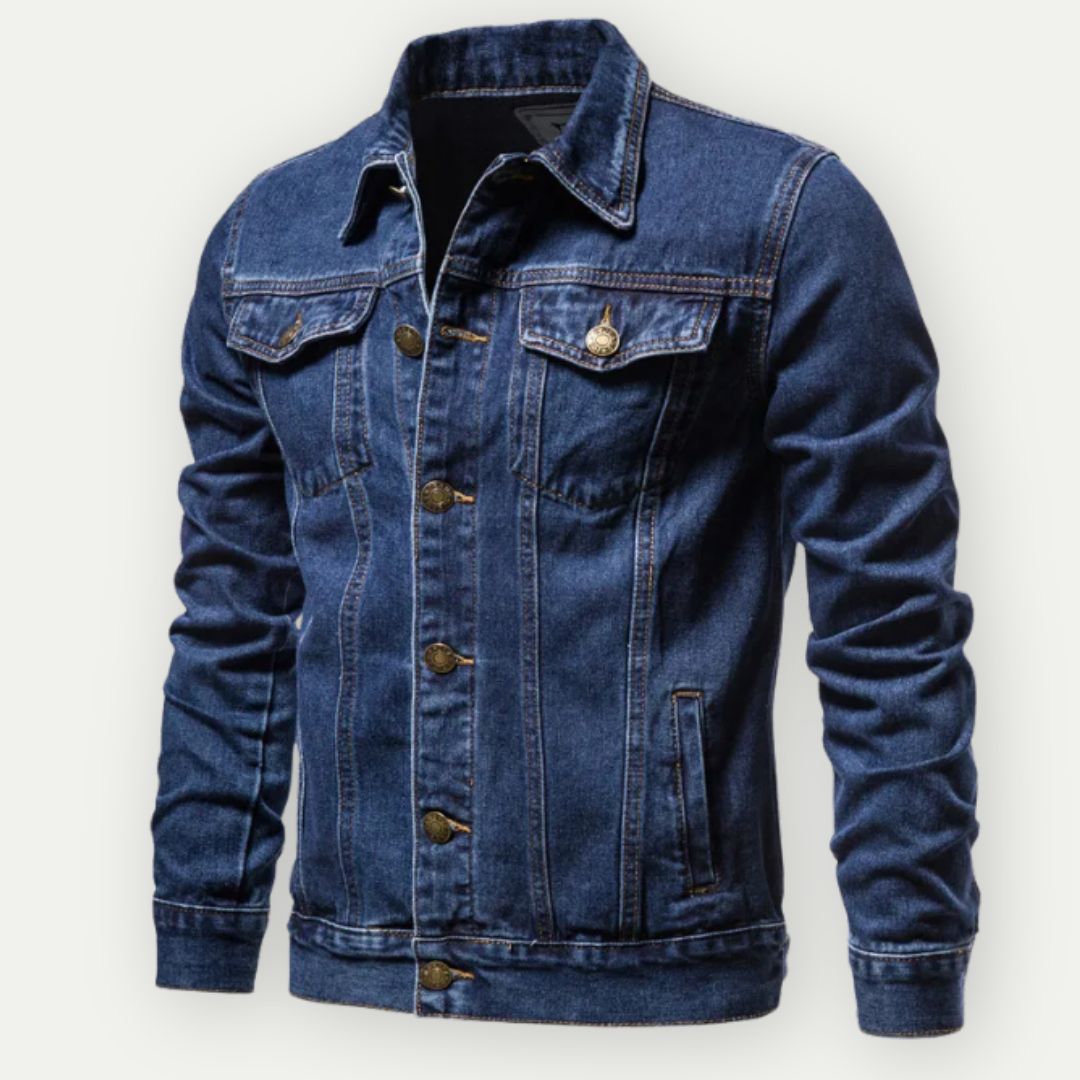 Men's Classic Denim Jacket - Timeless Style | Autumn