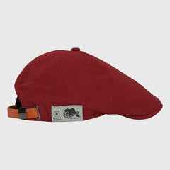 Men's Classic Modern Beret - Timeless French Style | Autumn - Red