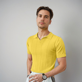 Men's Classic Polo Shirt | Short Sleeves | Timeless | Summer - Yellow