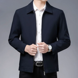 Men's Comfortable Coat with Style - Classic Fit | Autumn - Blue