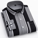 Men's Cotton Shirt - Classic Casual Style | Spring - Dark Gray