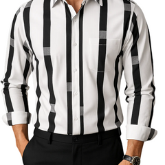 Men's Cotton Shirt - Classic Casual Style | Spring