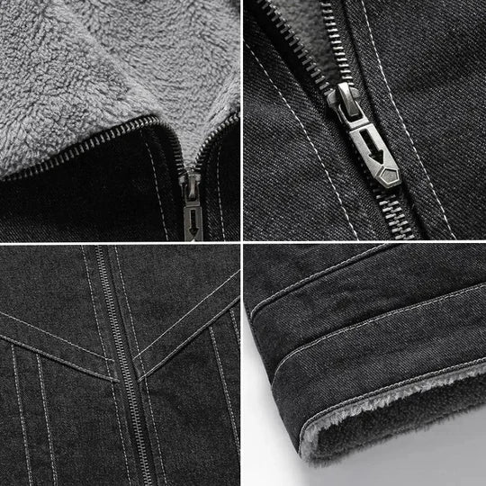 Men's Denim Jacket | Fleece Lined | Winter