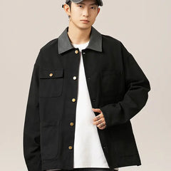 Men's Denim Jacket | Minimalist Design | Autumn