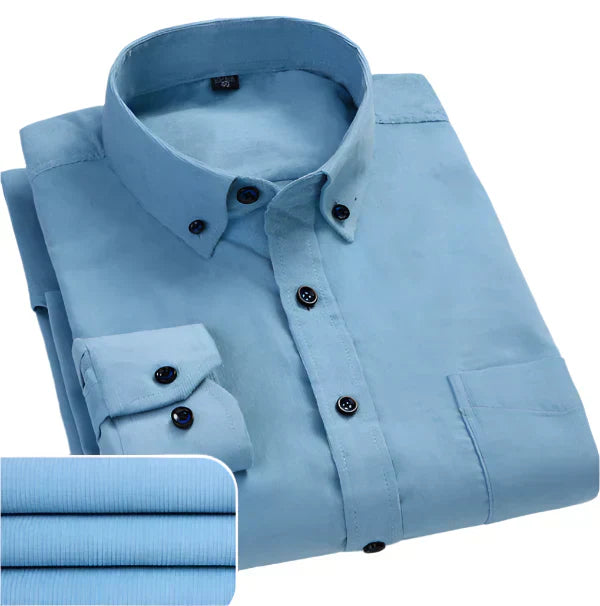 Men's Dress Shirt - Classic Tailored Fit | Autumn - Light Blue