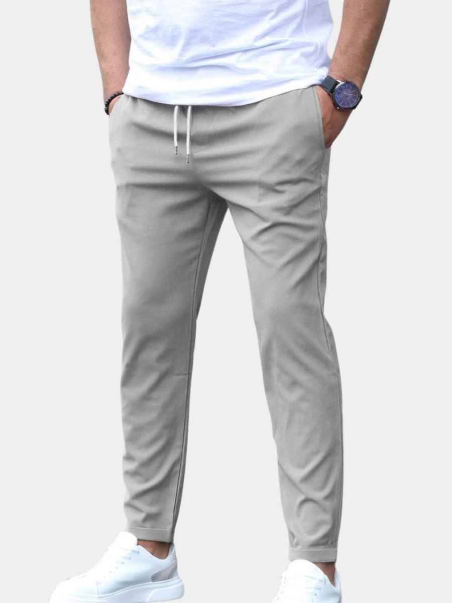 Men's Elastic Waist Chinos - Comfortable Everyday Pants | Spring
