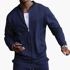 Men's Elegant Bomber | Discreet Zip | Autumn