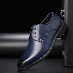 Men's Elegant Derby Shoes | Formal Style | | Autumn - Blue