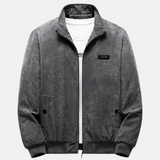Men's Fleece Jacket | Full Zip | Warm | Autumn - Gray