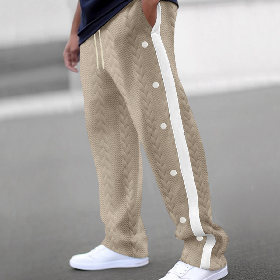 Men's Flexible Joggers | Comfort Fit | Winter - Khaki