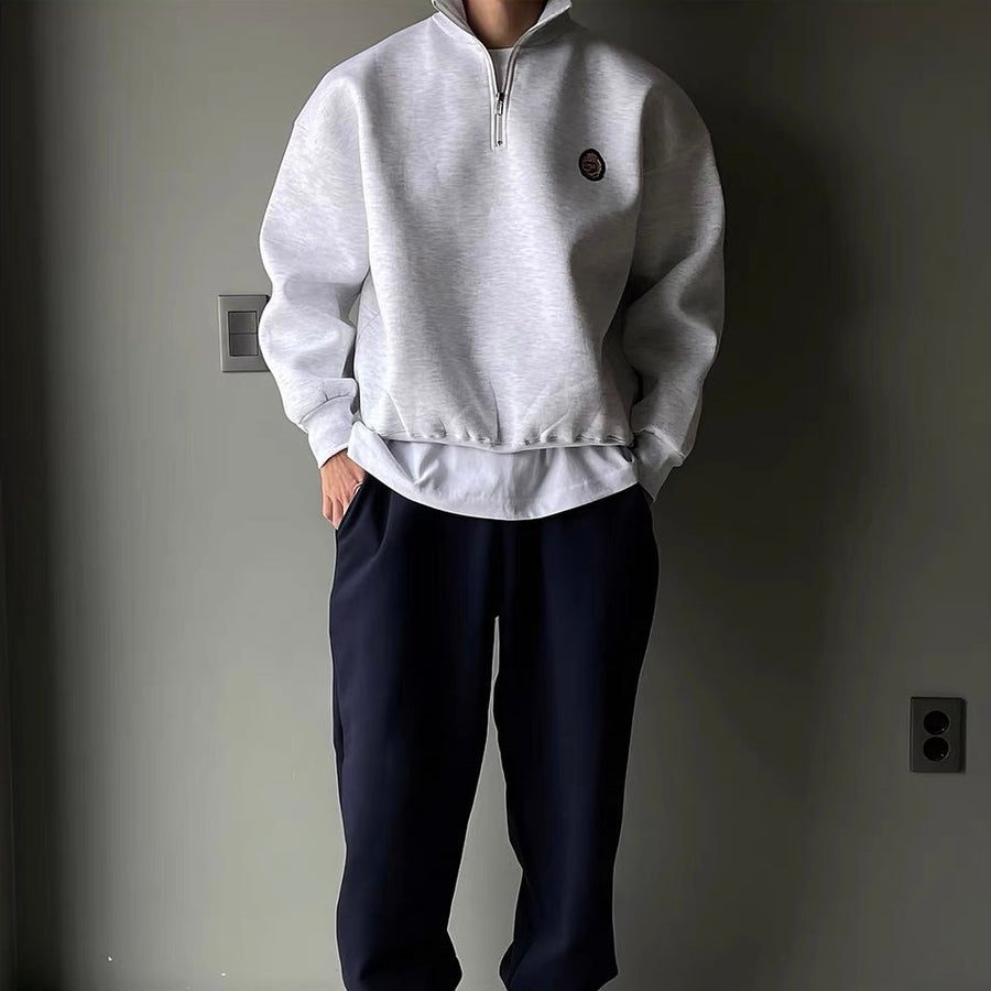 Men's Half-Zip Sweater | Relaxed Fit | Winter