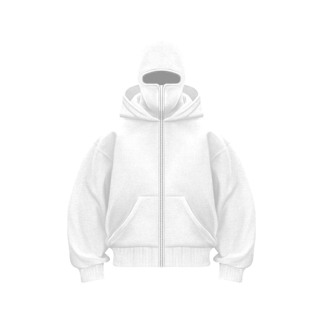 Men's Hoodie | Relaxed Fit | Winter - White