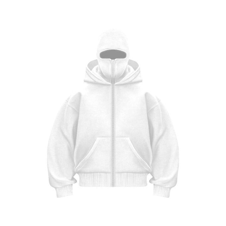 Men's Hoodie | Relaxed Fit | Winter - White