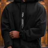 Men's Hoodie | Relaxed | Pull-Over | Winter - Black