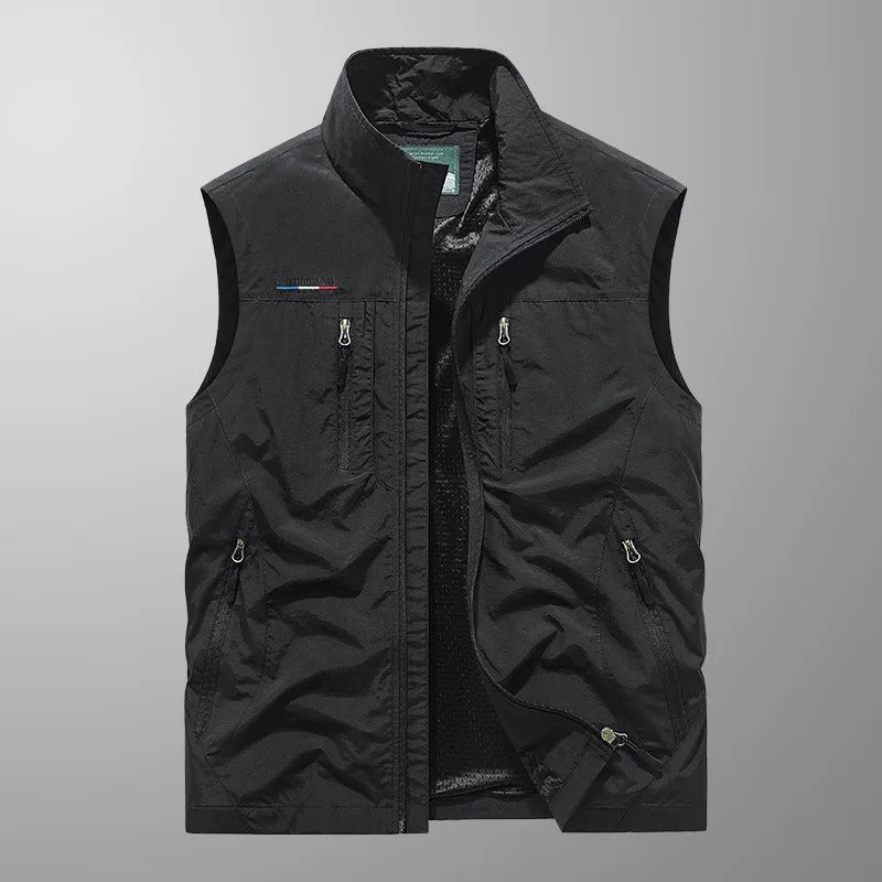 Men's Jacket | Cargo | Zipper | Fall - Black
