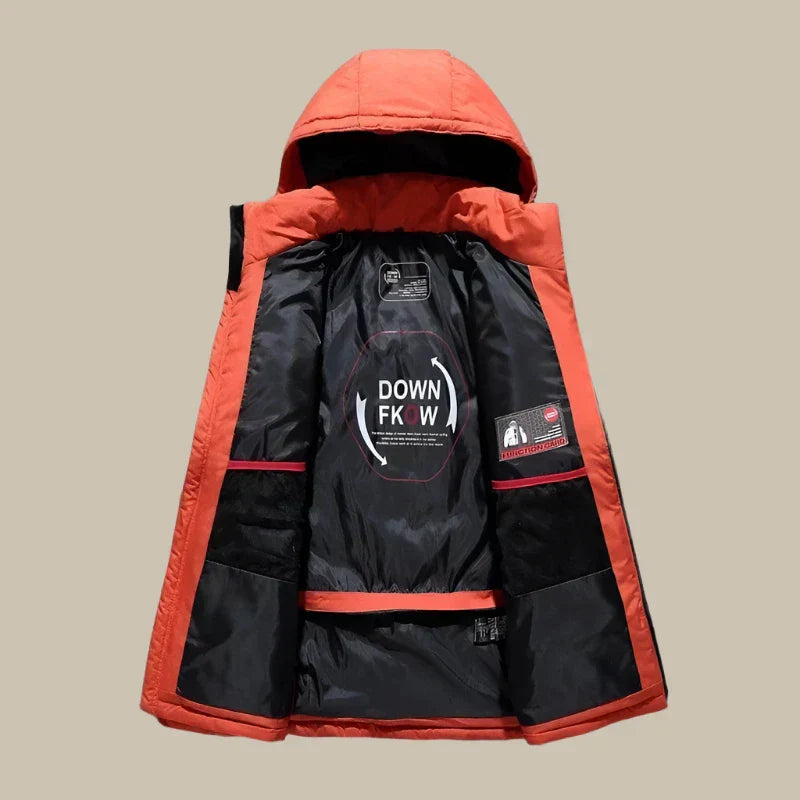 Men's Jacket | Quilted | Adjustable Hood | Winter