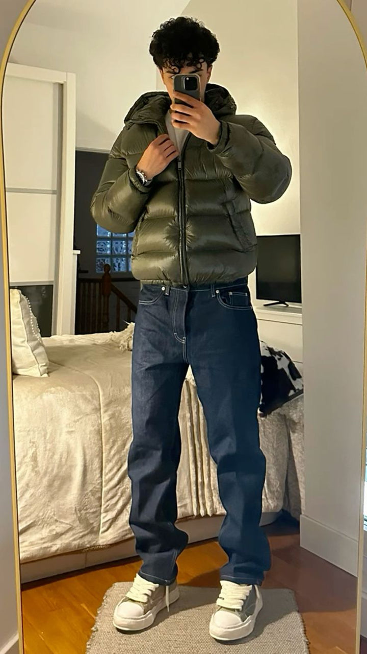 Men's Jacket | Quilted | Sherpa Lined | Winter - Green