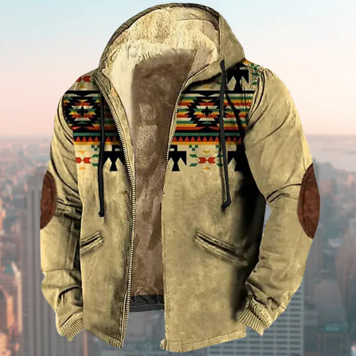 Men's Jacket | Structured | Full-Length | Winter - Khaki