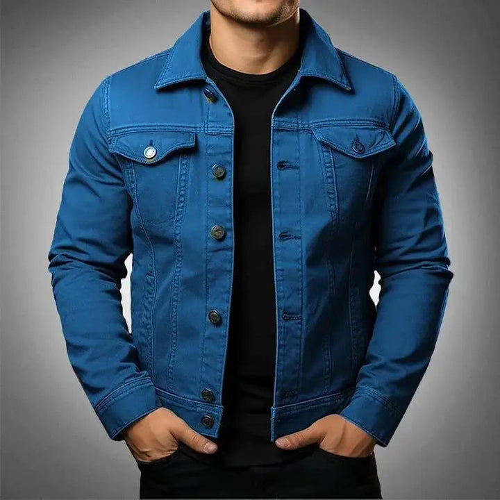 Men's Jacket | Tailored | Button-Down | Autumn - Blue